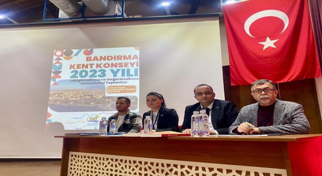 Bandırma Kent Konseyi 2023 yılı değerlendirme genel kurulu yapıldı