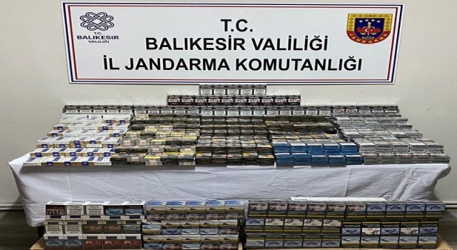 Bandırmada tütün kaçakçılığı ve uyuşturucu madde imal ve ticaretine yönelik operasyon