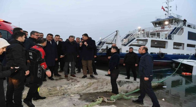 Baraja düşen yolcu otobüsünde arama çalışması tamamlandı