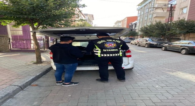 Başakşehirde ambulansa yol vermeyen sürücü yakalandı