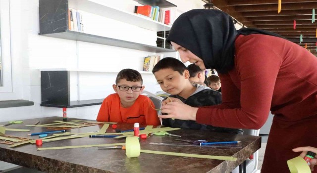 Başiskelede çocuklar tatili eğlenerek geçirecek