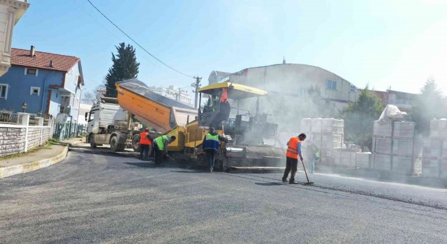 Başiskelenin yollarına 58 bin ton asfalt