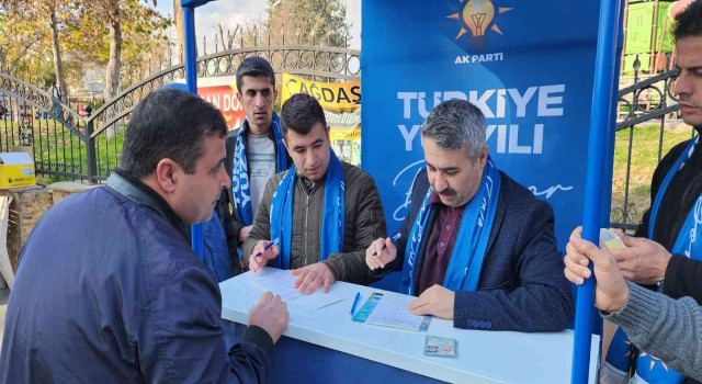 Başkan Alkayış, AK Partiye üyelik yapan herkese teşekkür etti