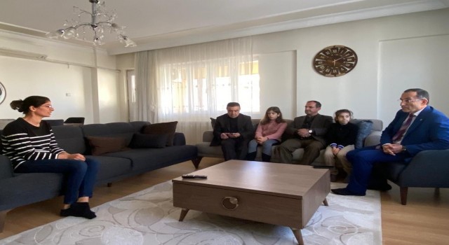 Başkan Dağtekin, şehit aileleriyle bir araya geldi