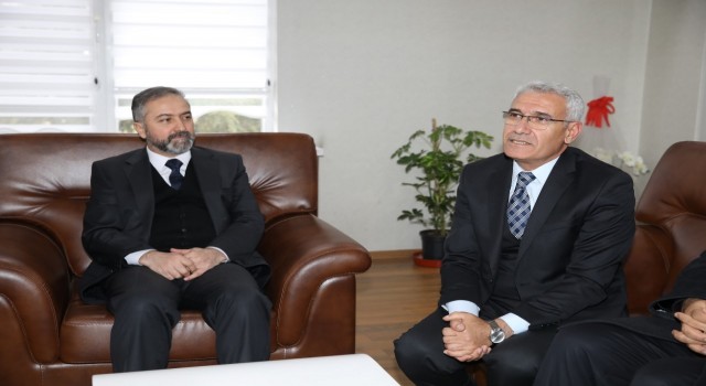 Başkan Güderden Müftü Yıldırıma hayırlı olsun ziyareti