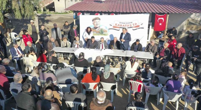 Başkan Karalar, Karataşta vatandaşlarla bir araya geldi