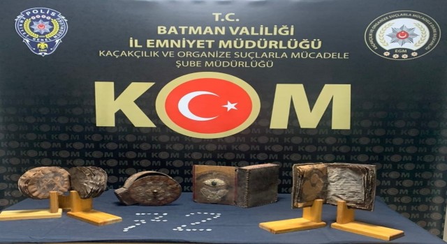 Batmanda tarihi eser ele geçirildi