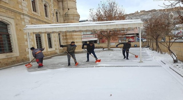 Bayburtta karla mücadele çalışması