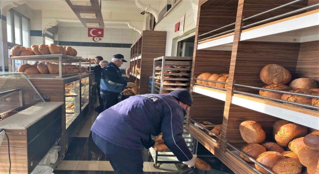 Bayburtta zabıtadan fırın denetimi