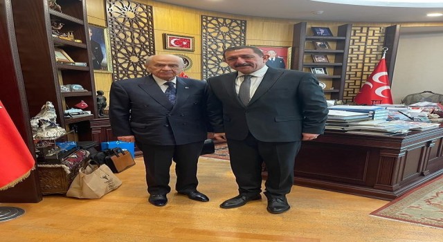 Belediye Başkanı Vidinlioğludan MHP Genel Başkanı Devlet Bahçeliye ziyaret