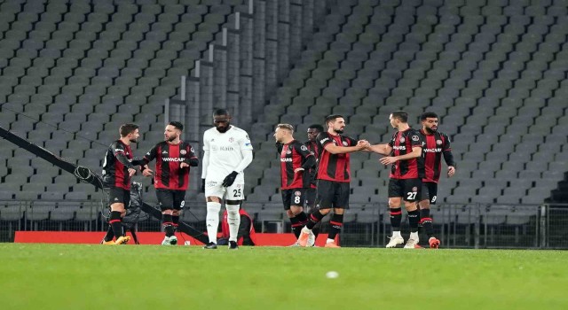 Beşiktaşın 5 maçlık galibiyet serisi sonlandı