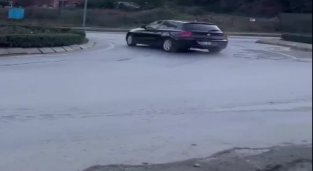 Beykozda kavşakta drift yapan sürücüye 22 bin 13 TL ceza