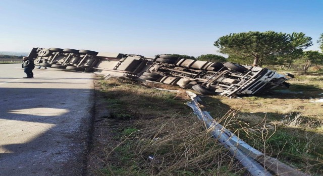 Bigada TIR kazası