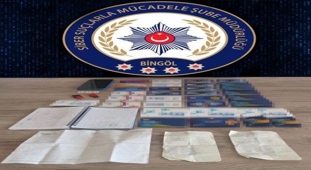 Bingölde nitelikli dolandırıcılık operasyonu