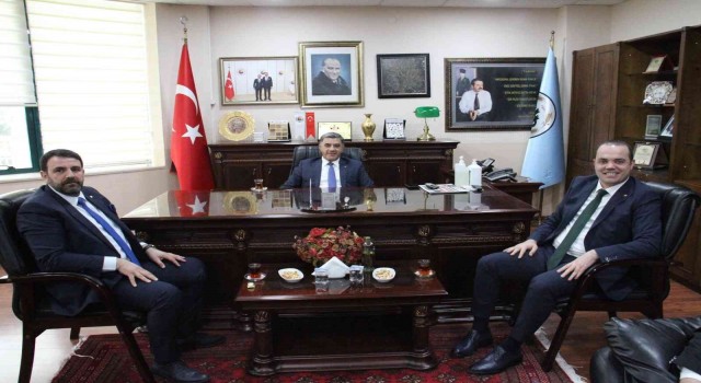 BİNTSO Başkanı Çintay, DTB heyeti ile bir araya geldi