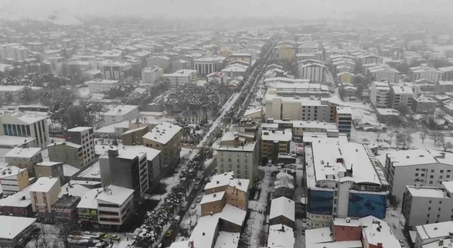 Bitliste kartpostallık kar görüntüleri