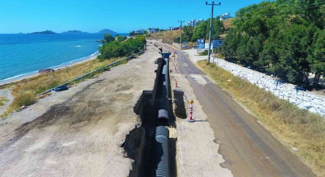 Bodrum kanalizasyon projesinin yüzde 93ü tamamlandı