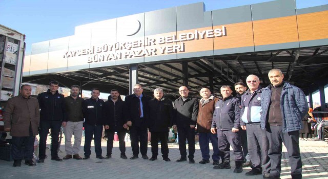 Bünyan yeni kapalı pazar yerine kavuştu