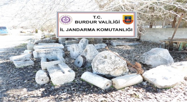 Burdurda 60 adet tarihi eser ele geçirildi