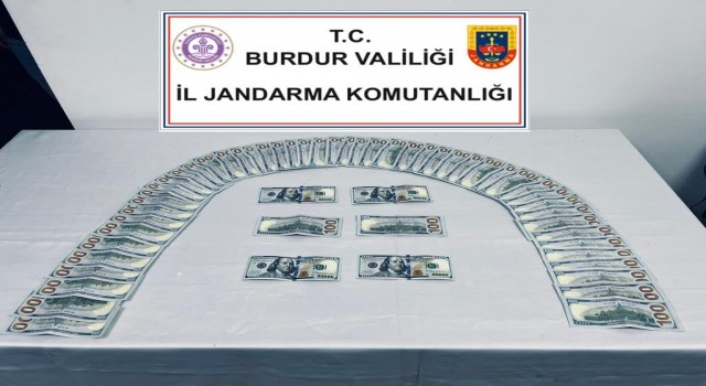 Burdurda jandarma ekiplerinden sahte para operasyonu: 2 şahıs tutuklandı