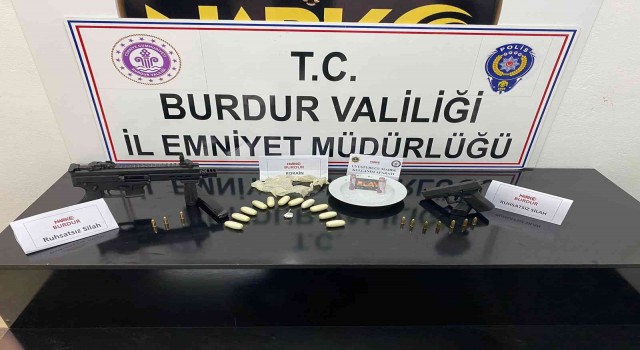 Burdurda uyuşturucu operasyonunda 3 tutuklama