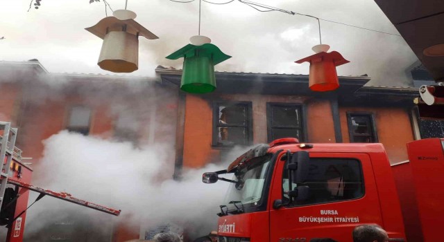 Bursada korkutan yangın