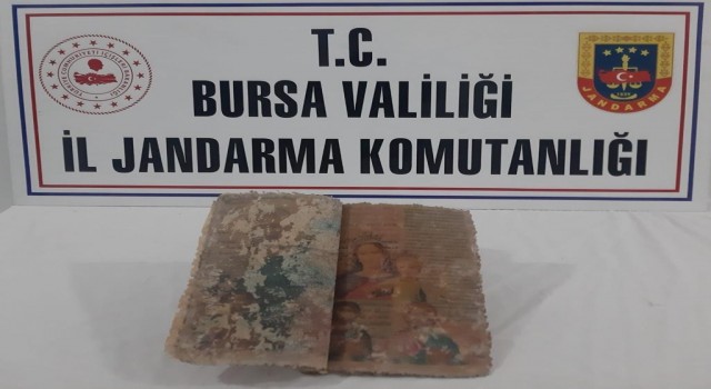 Bursada tarihi eser operasyonu