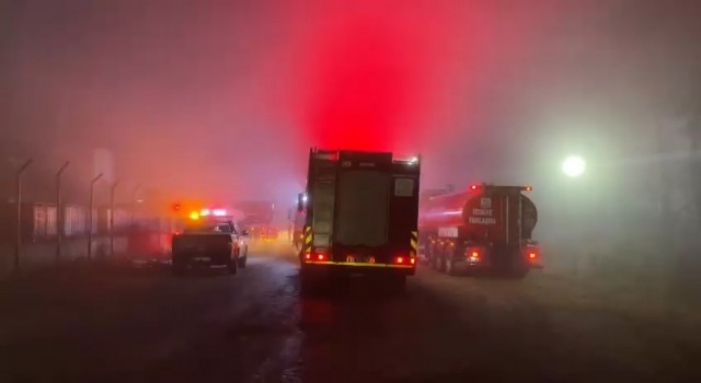 Bursada zift deposunda korkutan yangın