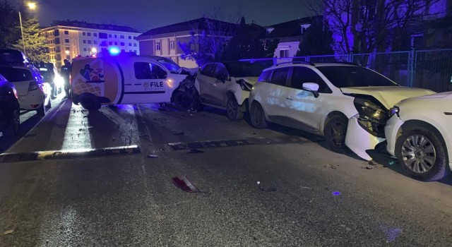 Büyükçekmecede alkollü sürücü ortalığı savaş alanına çevirdi