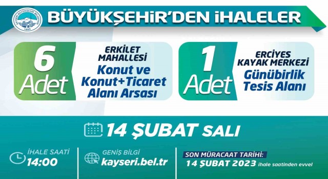 Büyükşehirden ihaleler