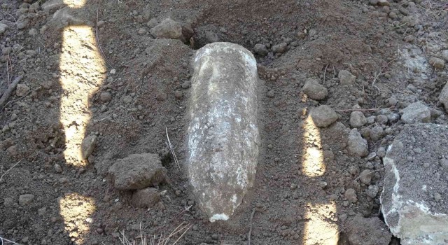 Çanakkale Savaşlarından kalma 108 yıllık patlamamış top mermisi imha edildi