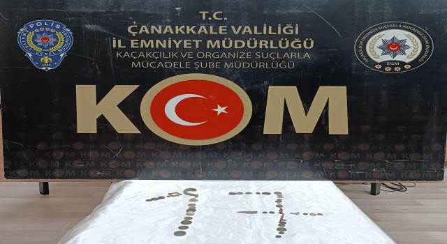 Çanakkalede tarihi eser operasyonu