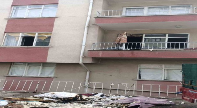 Çankırıda korkutan ev yangını