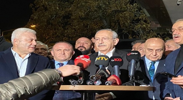 CHP Genel Başkanı Kılıçdaroğlu, hastaneye kaldırılan İYİ Parti Genel Başkanı Meral Akşeneri ziyaret etti