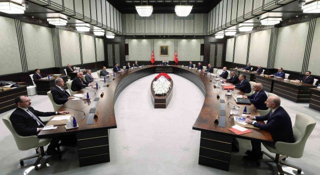 Cumhurbaşkanlığı Kabinesi, Cumhurbaşkanı Recep Tayyip Erdoğan başkanlığında Beştepede toplandı.