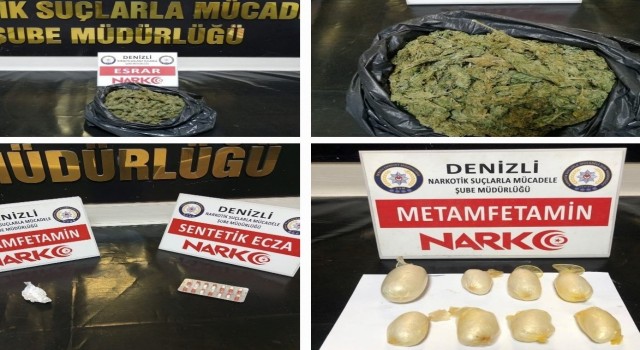 Denizlide 6 zehir taciri tutuklandı