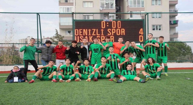 Denizlispor, U15de Uşaksporu 4ledi