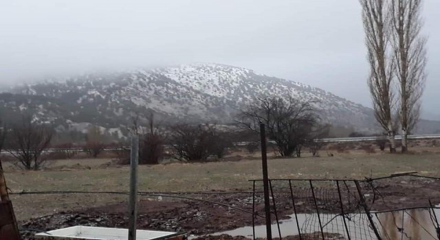 Denizliye yılın ilk karı düştü