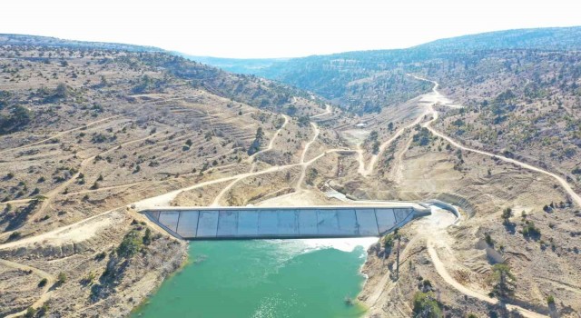 Dereyurt Göletinde sular yükselmeye başladı