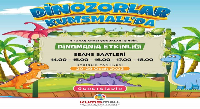 Dinozorlar, KUMSMALL ile Kayseriye geliyor