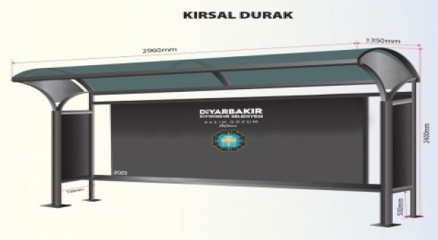 Diyarbakırda 17 ilçedeki kırsal mahallelere kapalı 202 toplu taşıma durağı