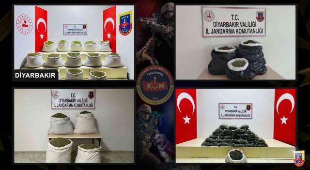 Diyarbakırda 510 kilo uyuşturucu ele geçirildi