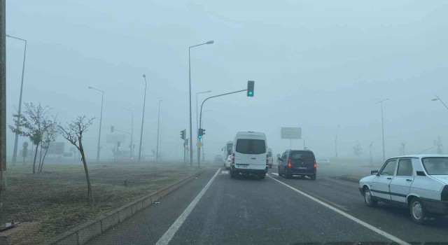 Diyarbakırda uçuşlara yoğun sis engelli