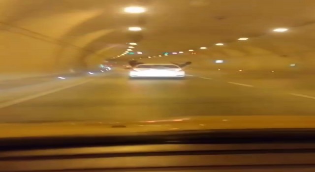 Dolmabahçe Tünelinde tehlikeyi yılbaşı kutlaması