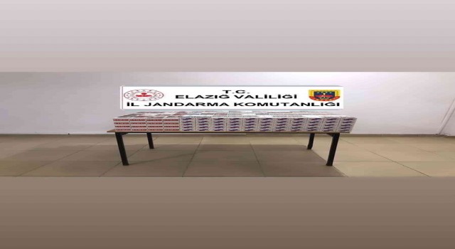 Elazığda 60 bin adet kaçak sigara ele geçirildi
