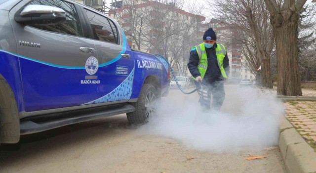 Elazığda ilaçlama çalışmaları sürüyor