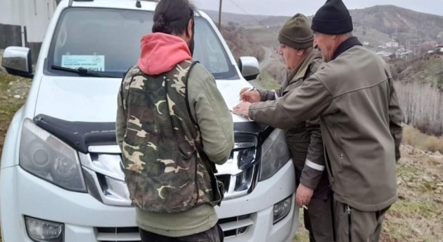 Elazığda yasa dışı avcılık yapan 9 kişiye idari işlem uygulandı
