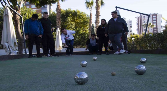 Engelsiz Yaşam Parkında Bocce dersleri başladı