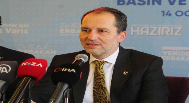 Erbakan: Oy oranımız yüzde 8'in üzerinde