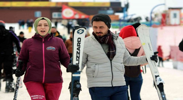 Erciyese turist akını